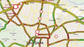 Cestne zapore v Ljubljani