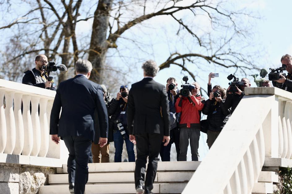 srečanje Robert Golob Andrej Plenković