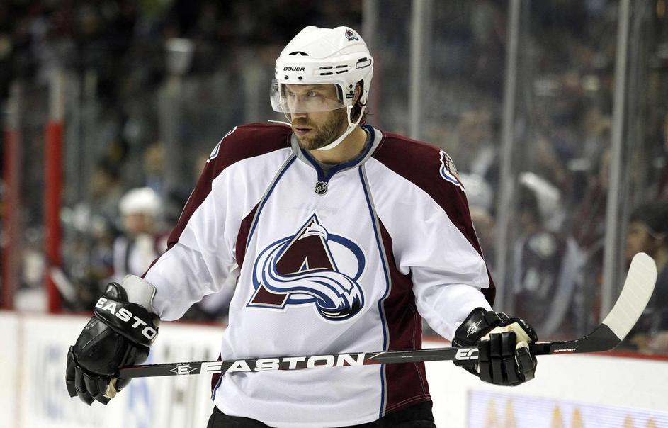 Tokrat zadnji zbogom? Peter Forsberg med eno izmed obeh tekem, ki jo je odigral 