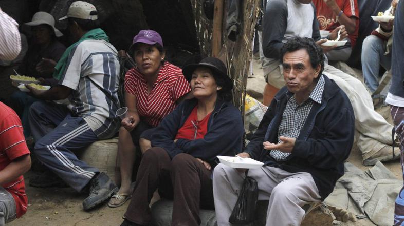 reševanje rudarjev Peru