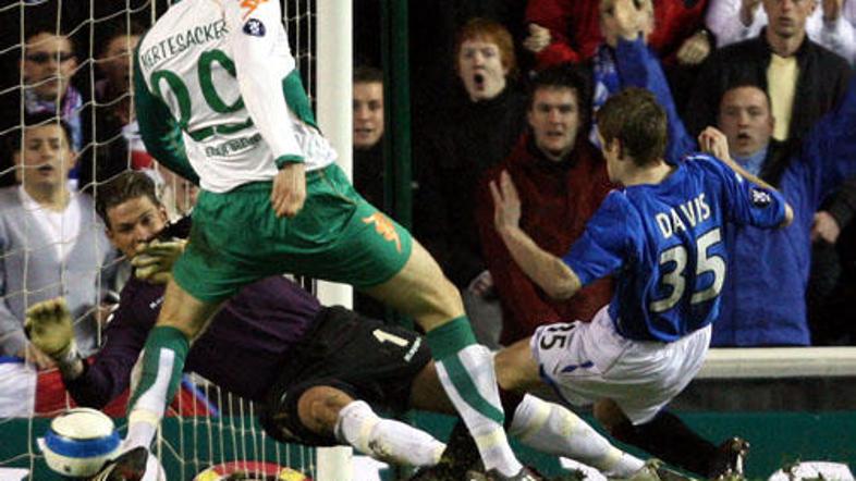 Tim Wiese je bil tragični junak tekme v Glasgowu.