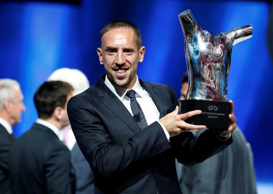Ribery Bayern nagrada pokal trofeja Uefa najboljši nogometaš Evrope