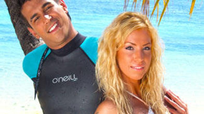 Domen in Petra uživata na Mauriciusu.