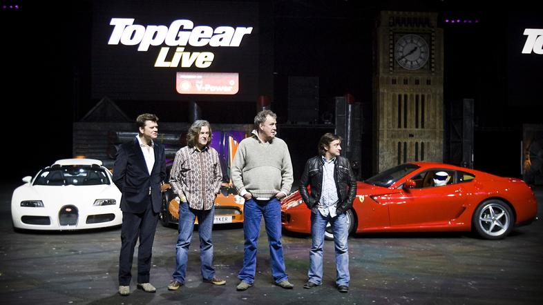 Ustvarjalci kultnega britanskega avtomobilističnega TV šova Top Gear. (Foto: EPA