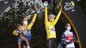 Primož Roglič in Tadej Pogačar