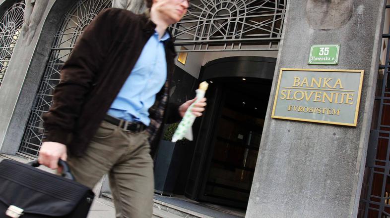 Slovenija 17.04.2013 Banka Slovenije, stavba na slovenski cesti 35 v Ljubljani; 