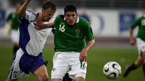 Lafferty je eden od treh igralcev Severne Irske, ki ima težave s poškodbo. (Foto