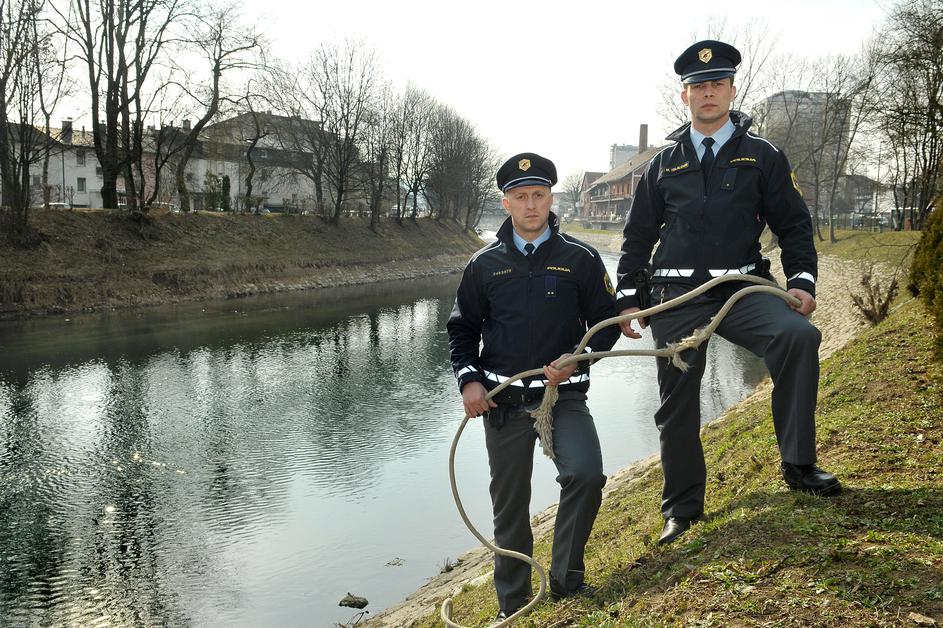 Junak Slovenije, policista, policist, PP Center, Mehmed Telalović, Andželko Luči