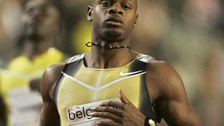 Asafa Powell je odtekel boljši čas kot svetovni rekorder Usain Bolt.