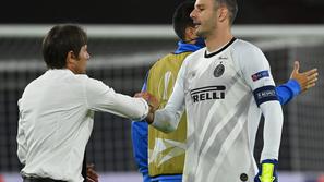Antonio Conte Samir Handanović Inter