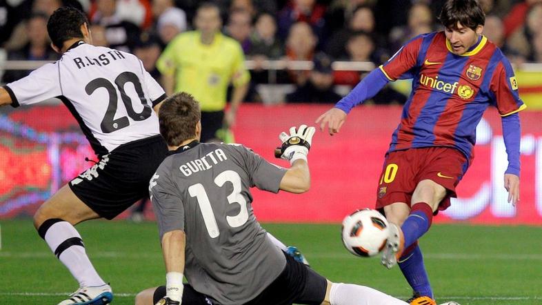 Guaita Messi Ricardo Costa Valencia Barcelona Liga BBVA Španija lgia prvenstvo