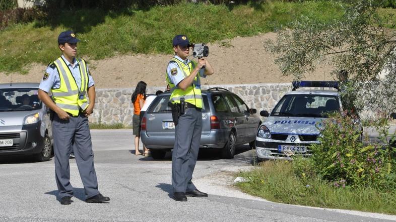Policija, hitrost, radar
