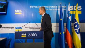 Štab Anžeta Logarja na stranki SDS.