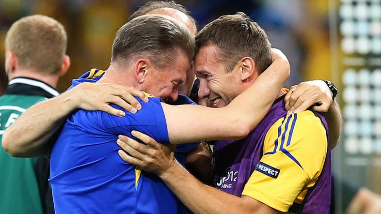 Oleg Blokhin Andrej Ševčenko Ukrajina ukrajinska nogometna reprezentanca Euro 20