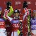 Zmagovalni trio - Riesch, Schild, Poutiainen