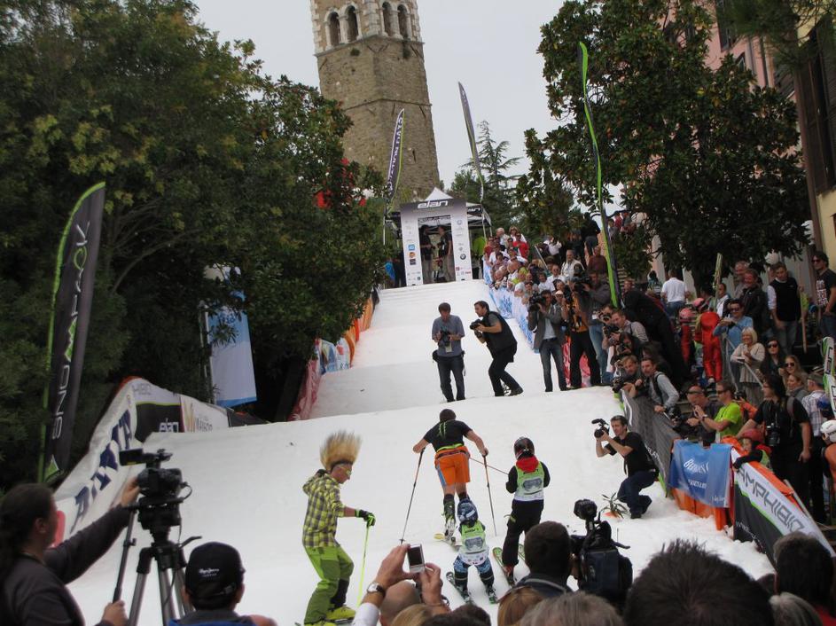 sneg bernardin proga smučanje 