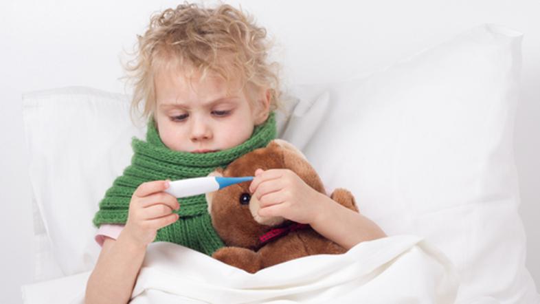 otrok vročina bolezen