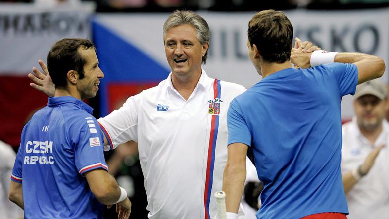 Jaroslav Navratil Tomaš Berdych Radek Štepanek Davisov pokal Češka