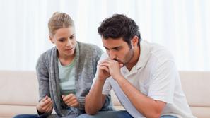 prepir, moški, ženska, skrbi