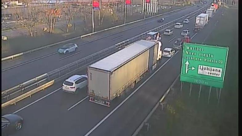 Zastoj, ljubljanska obvoznica
