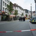 ulica v kraju Giessen, kjer je prišlo do streljanja