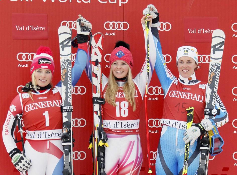 Lara Gut Tina Weirather Maria Pietilä-Holmner