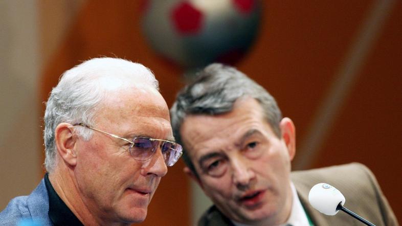 Franz Beckenbauer in Wolfgang Niersbach, predsednik DFB