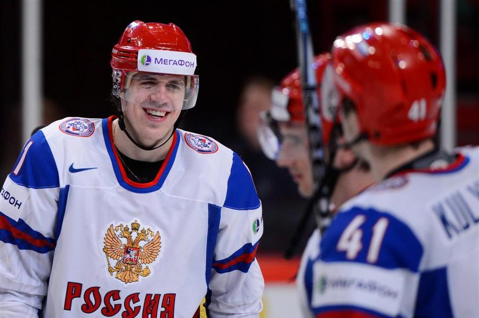 Malkin Maljkin Rusija Danska SP v hokeju svetovno prvenstvo