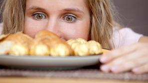 ženska, hrana, jed, prigrizek