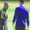 Pep Guardiola Joe Hart Manchester City trening