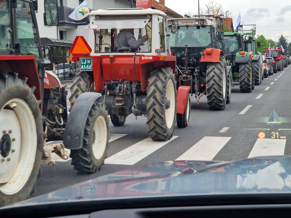 Protest kmetov v Ljubljani | Avtor: 