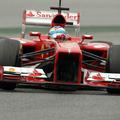Alonso Ferrari testiranja Montmelo Barcelona tretji dan