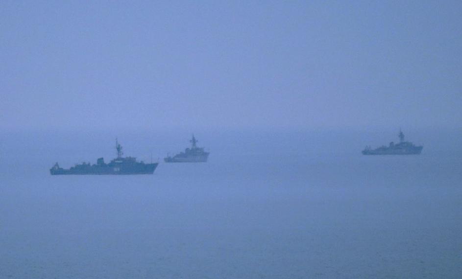 ruske vojne ladje pred Sevastopolom