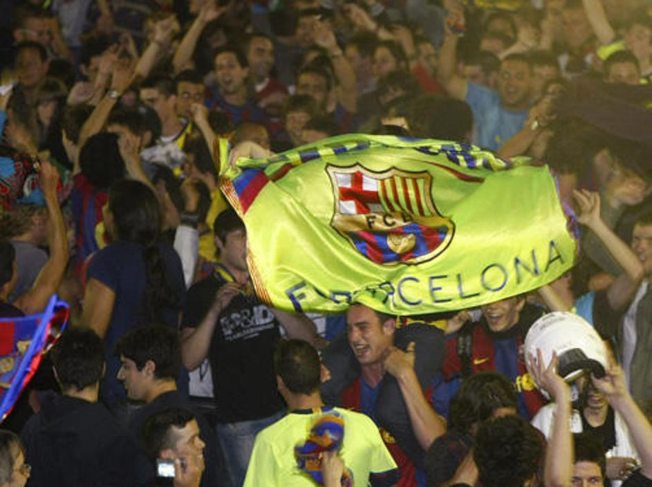 V Barceloni se je po zmagi s 6:2 rajalo do jutra.