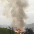 Požar v Polhovem Gradcu