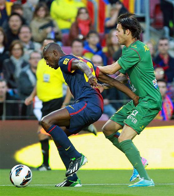 Abidal Acquafresca Barcelona Levante Liga BBVA Španija prvenstvo