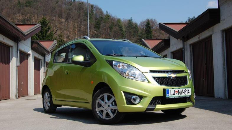 S chevrolet sparkom smo zanetili iskro, a ognja nismo videli. (Foto: Gregor Preb