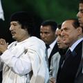 Berlusconi se je strinjal z vsem, kar je povedal libijski voditelj. (Foto: Reute