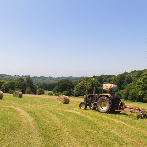 traktor njiva polje