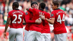 Rooney Evra Valencia Januzaj Manchester United Crystal Palace Premier League Ang