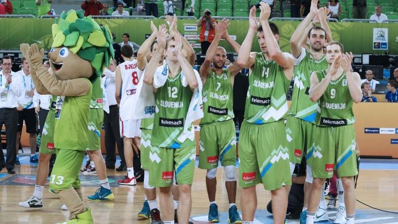 Slovenija Srbija EuroBasket Stožice Ljubljana Vidmar Dragić Joksimović Blažič