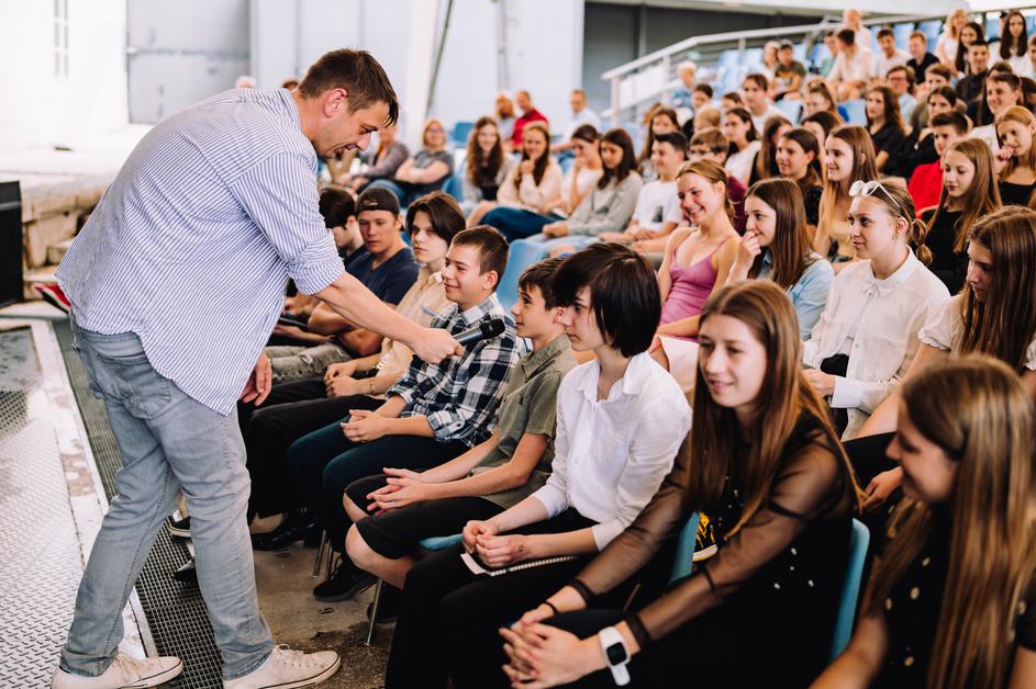 odličnjaki, sprejem, grad Khislstein, Kranj, župan Rakovec