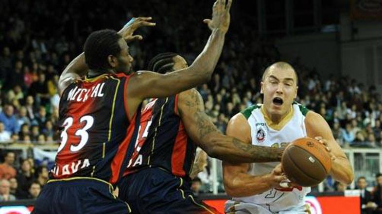 Milič Mickeal Union Olimpija Tau Ceramica Taugres Evroliga Tivoli