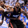 LeBron James Serge Ibaka Miami Heat Oklahoma