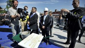 Polaganje temeljnega kamna za džamijo