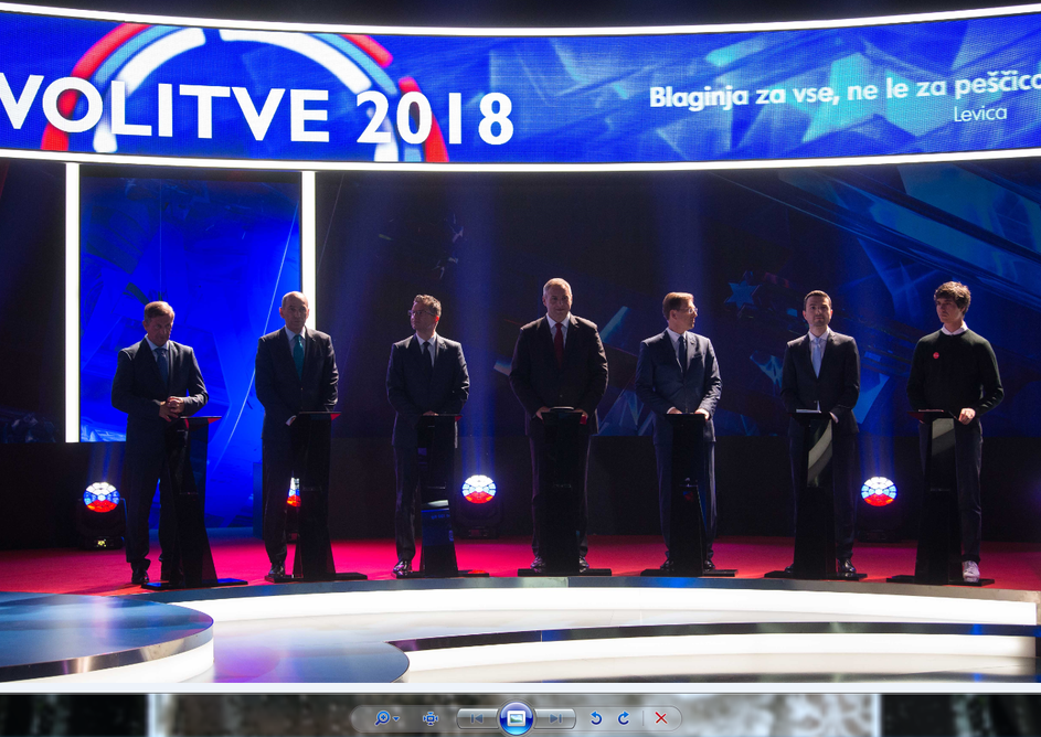 Volitve 2018, volilno soočenje