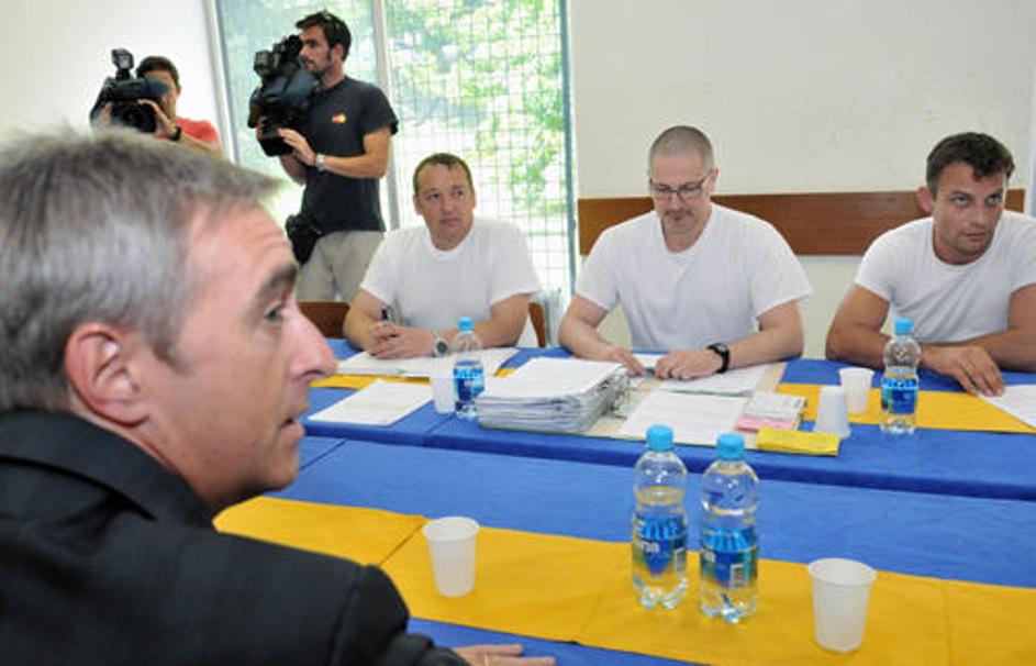 Minister Aleš Zalar se je z zaporniki pogovarjal zlasti o prostorski stiski.