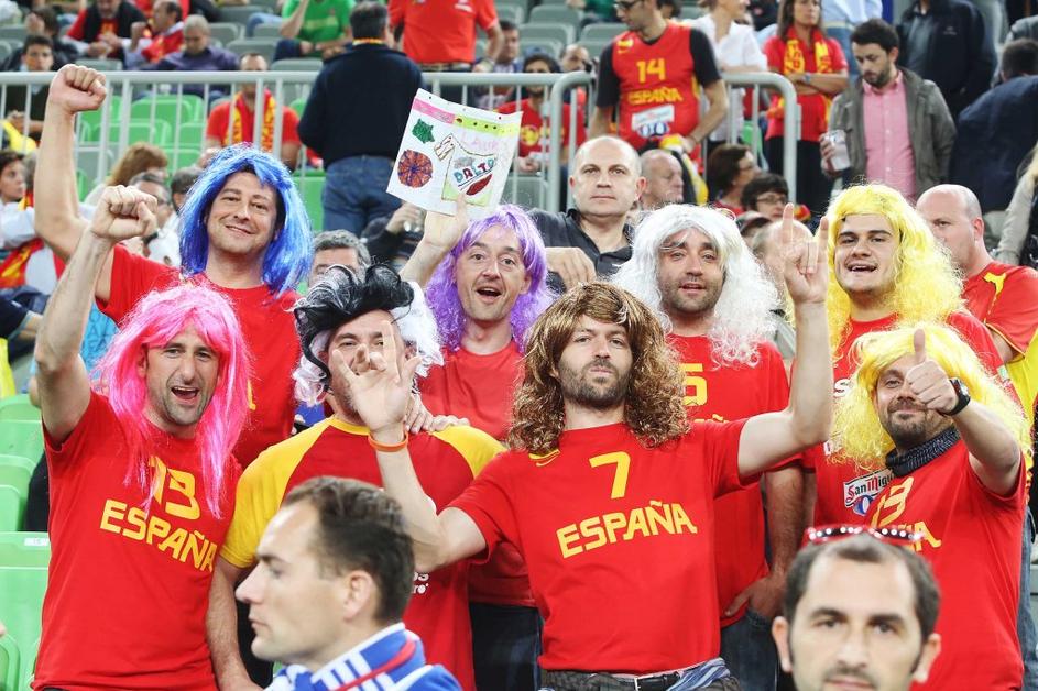 navijači Španija Francija EuroBasket polfinale