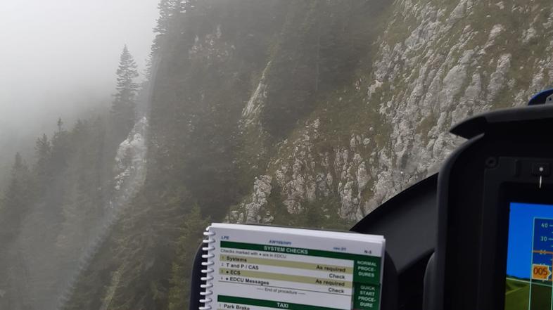 Nesreče v gorah, Storžič, helikoptersko reševanje