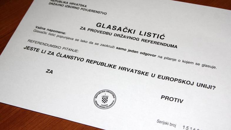 Hrvaška se na referendumu 22. 1. 2011 odloča o članstvu v EU